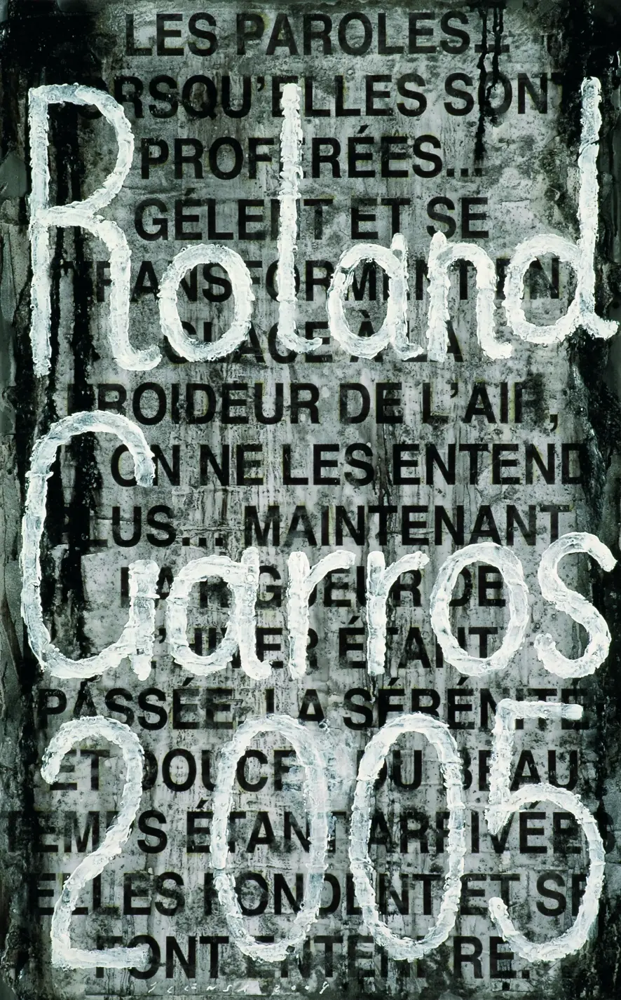 Poster for Jaume Plensa 2005